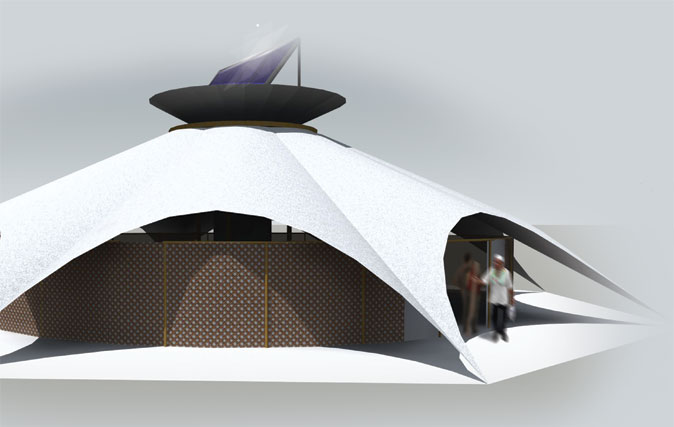 PERTH - EMERGENCY UNIT - COMPETITION - modern yurt design